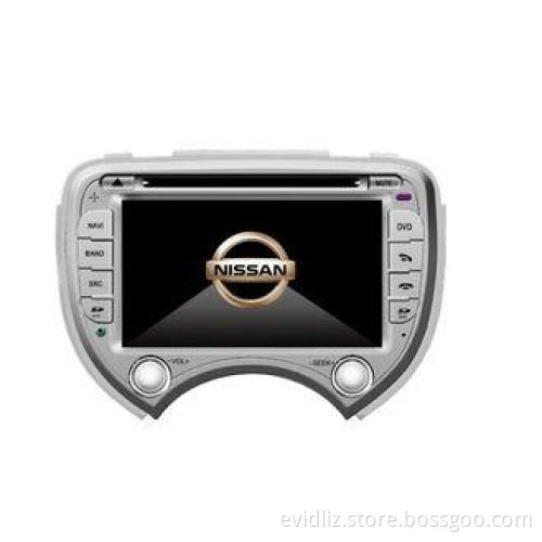 PIP Three Zone 7 Inches Digital TFT Nissan March Vehicle Au